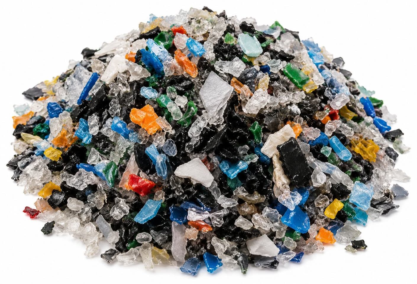 Cacahan plastik siap jadi bahan baku daur ulang